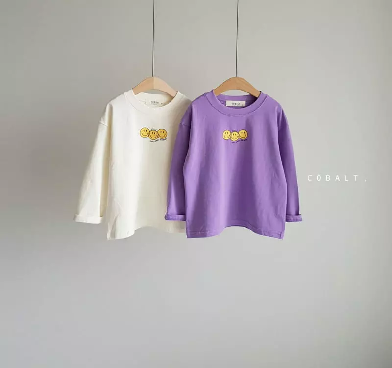 Cobalt - Korean Children Fashion - #designkidswear - Three Smile Tee - 5