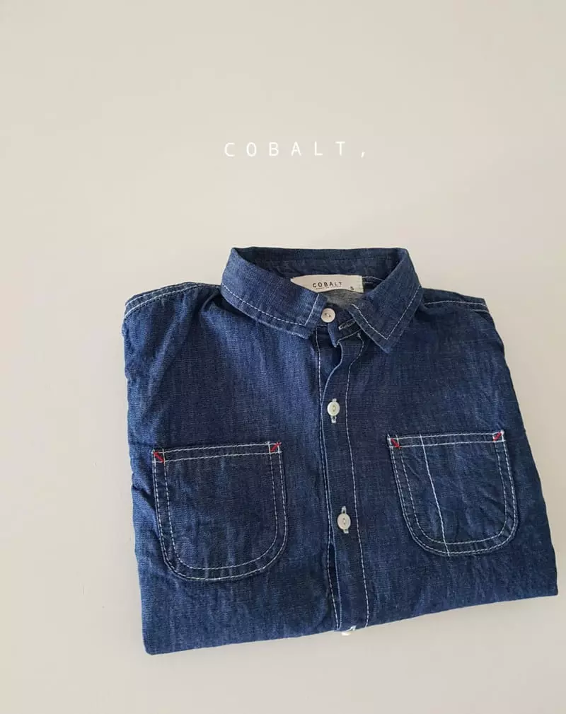 Cobalt - Korean Children Fashion - #discoveringself - Work Shirt