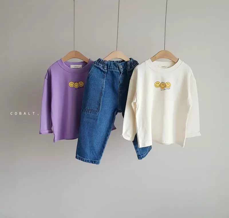Cobalt - Korean Children Fashion - #discoveringself - Three Smile Tee - 6
