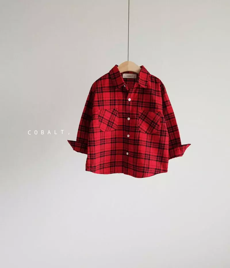 Cobalt - Korean Children Fashion - #discoveringself - Check shirt - 2