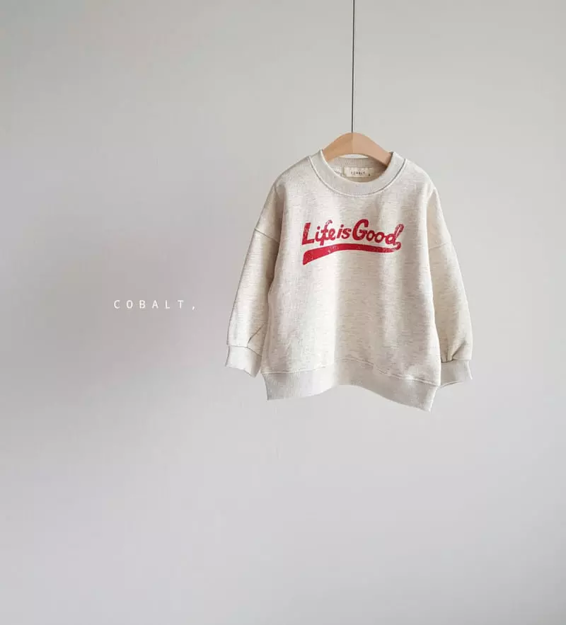 Cobalt - Korean Children Fashion - #fashionkids - Life Sweatshirt