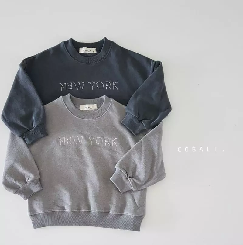 Cobalt - Korean Children Fashion - #fashionkids - Newyork Sweatshirt - 9