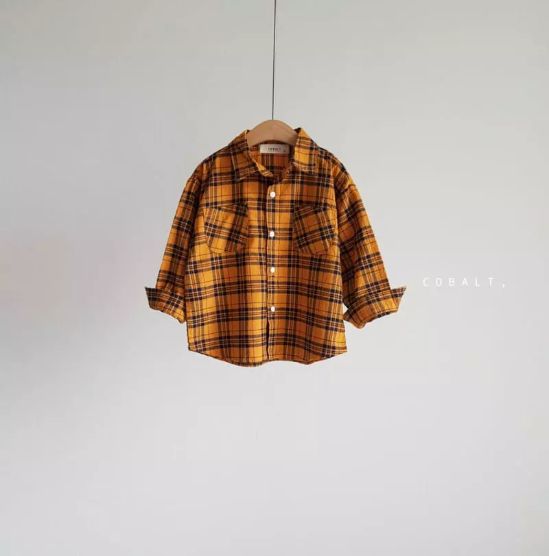 Cobalt - Korean Children Fashion - #fashionkids - Check shirt - 3