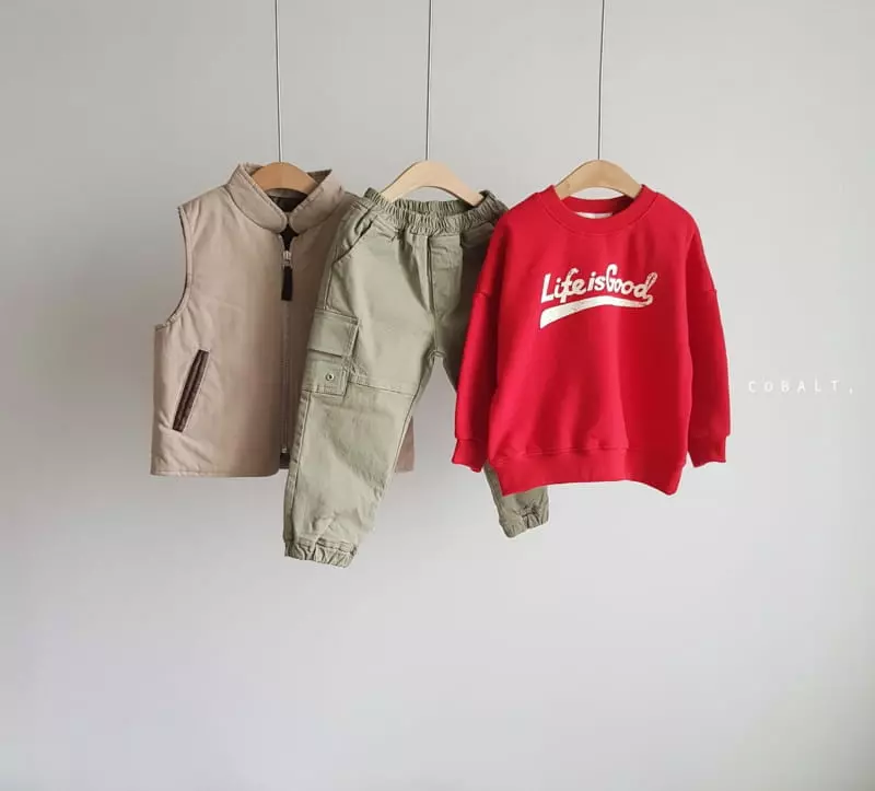 Cobalt - Korean Children Fashion - #fashionkids - Eyelet Line Pants - 4