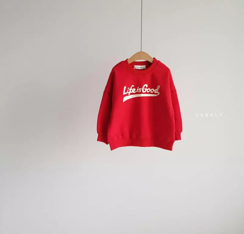 Cobalt - Korean Children Fashion - #kidsshorts - Life Sweatshirt - 2