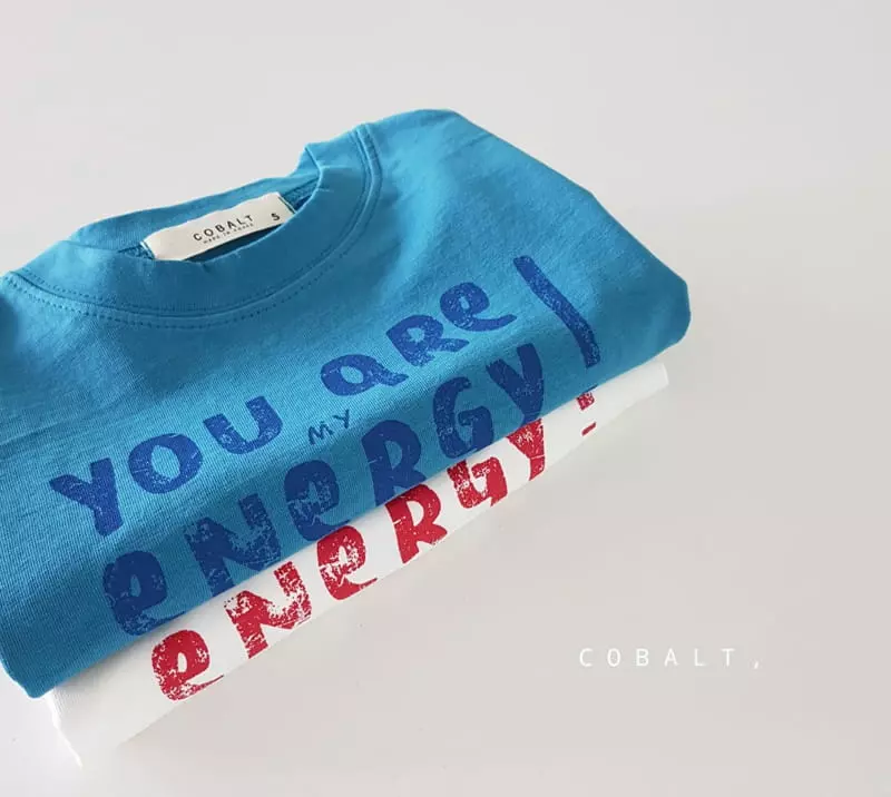 Cobalt - Korean Children Fashion - #kidsshorts - Energy Tee - 12