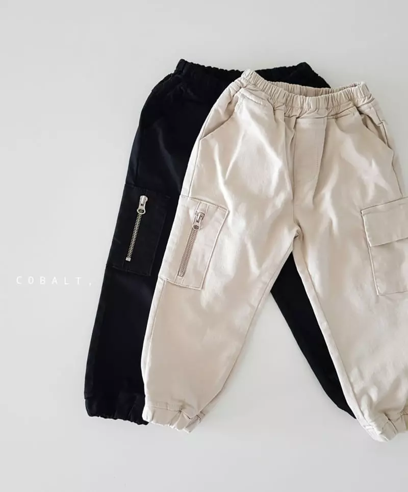 Cobalt - Korean Children Fashion - #kidsshorts - Zipper Pants - 5