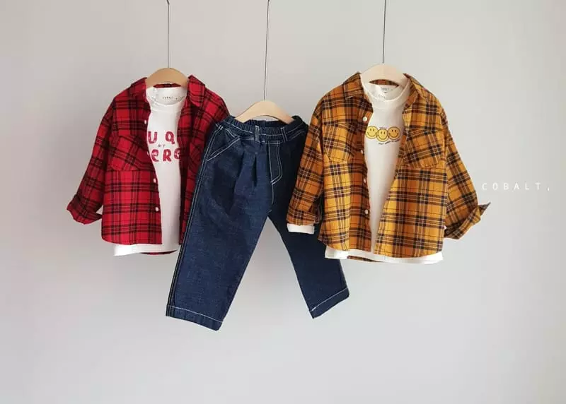 Cobalt - Korean Children Fashion - #fashionkids - Check shirt - 4