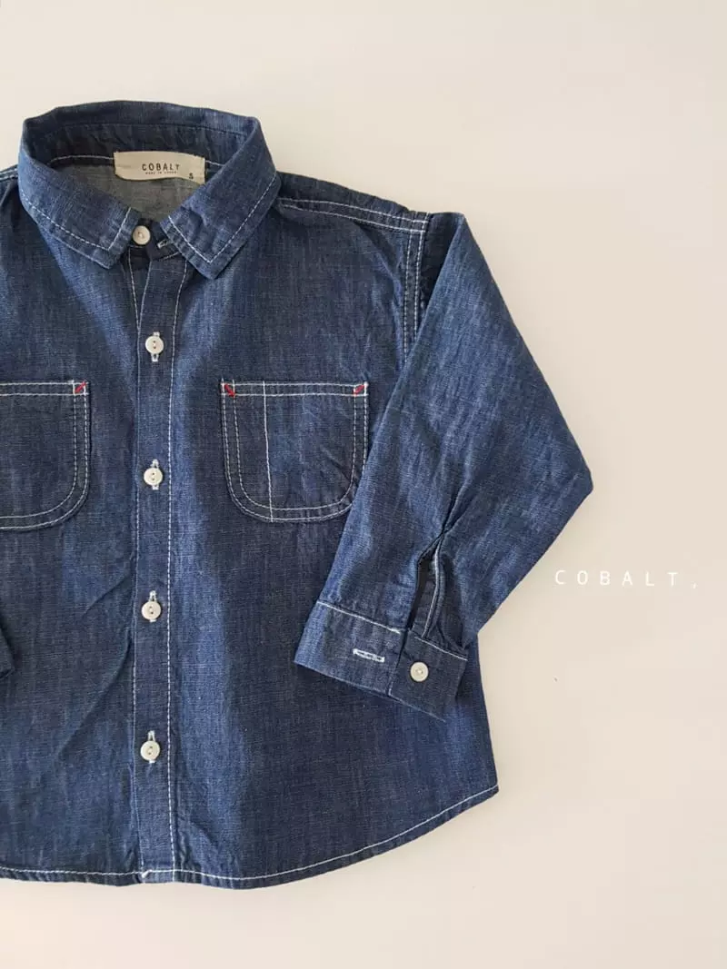 Cobalt - Korean Children Fashion - #kidsshorts - Work Shirt - 4