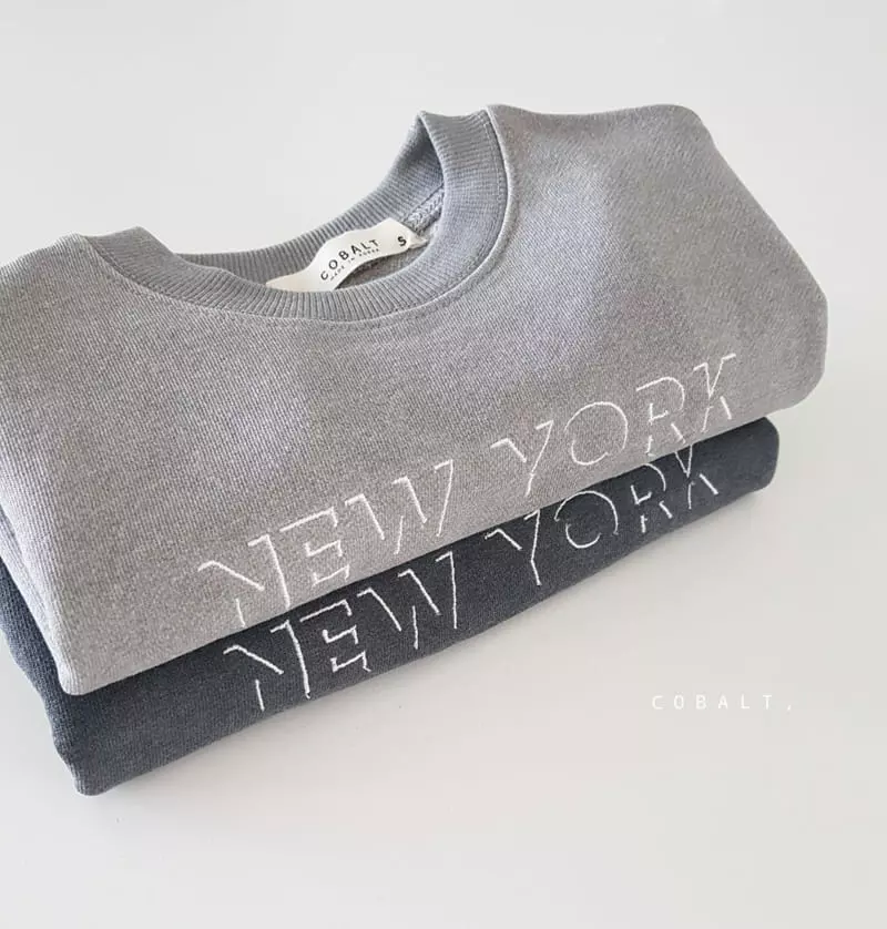 Cobalt - Korean Children Fashion - #kidsstore - Newyork Sweatshirt - 11
