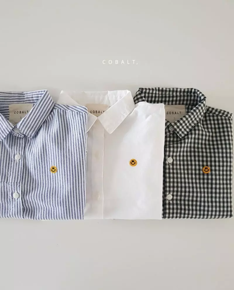 Cobalt - Korean Children Fashion - #kidzfashiontrend - Smile Shirt