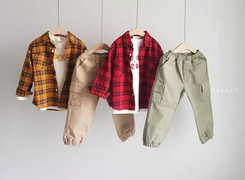 Cobalt - Korean Children Fashion - #kidzfashiontrend - Check shirt - 6