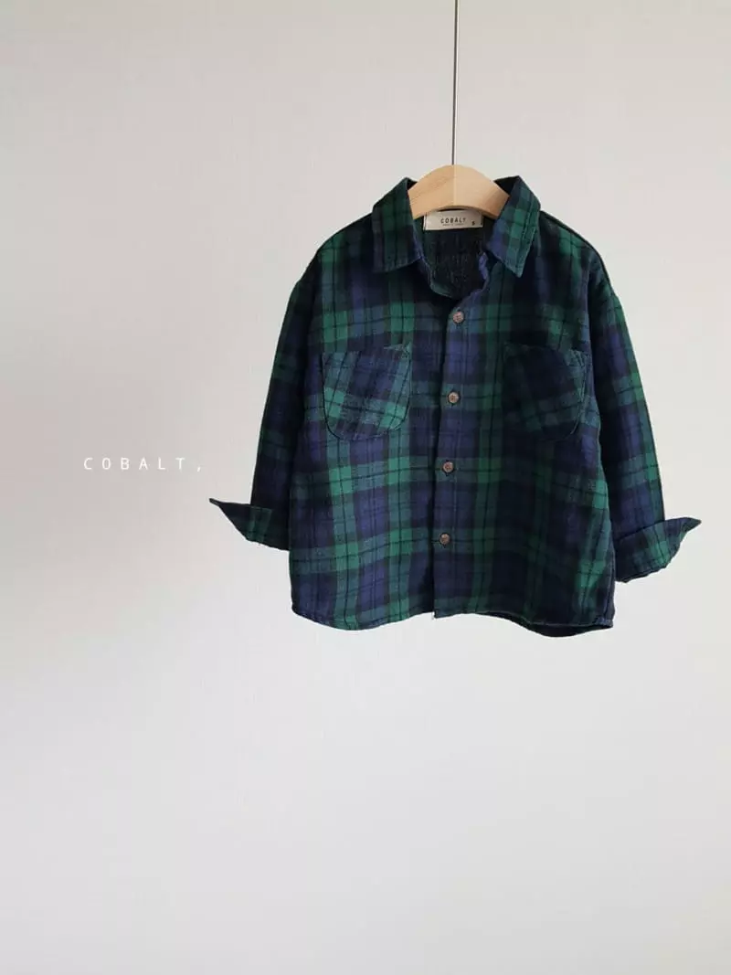 Cobalt - Korean Children Fashion - #magicofchildhood - Tan Check Shirt - 7