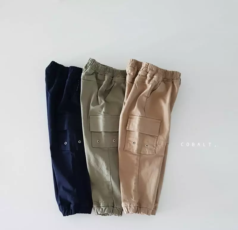Cobalt - Korean Children Fashion - #minifashionista - Eyelet Line Pants - 10