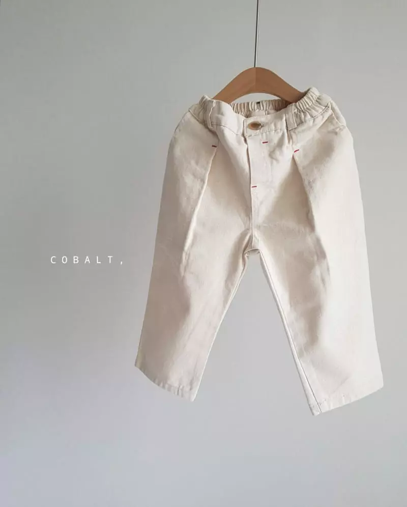 Cobalt - Korean Children Fashion - #minifashionista - Button Taper Pants - 7