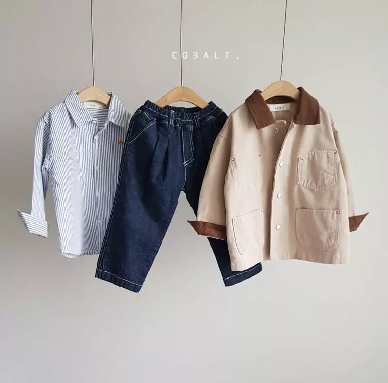 Cobalt - Korean Children Fashion - #magicofchildhood - Cover Jacket Trench Coat - 4