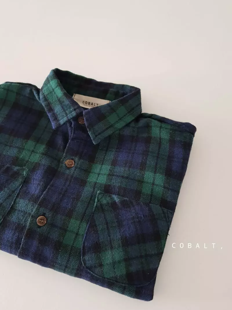 Cobalt - Korean Children Fashion - #prettylittlegirls - Tan Check Shirt - 9
