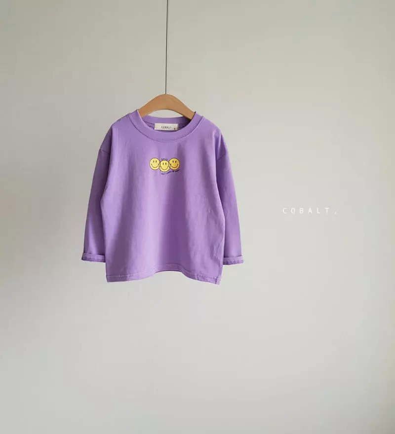 Cobalt - Korean Children Fashion - #stylishchildhood - Three Smile Tee - 2