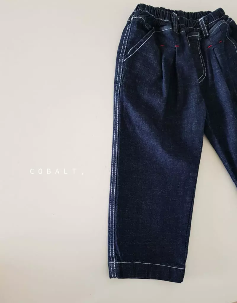 Cobalt - Korean Children Fashion - #stylishchildhood - Point Span Jeans