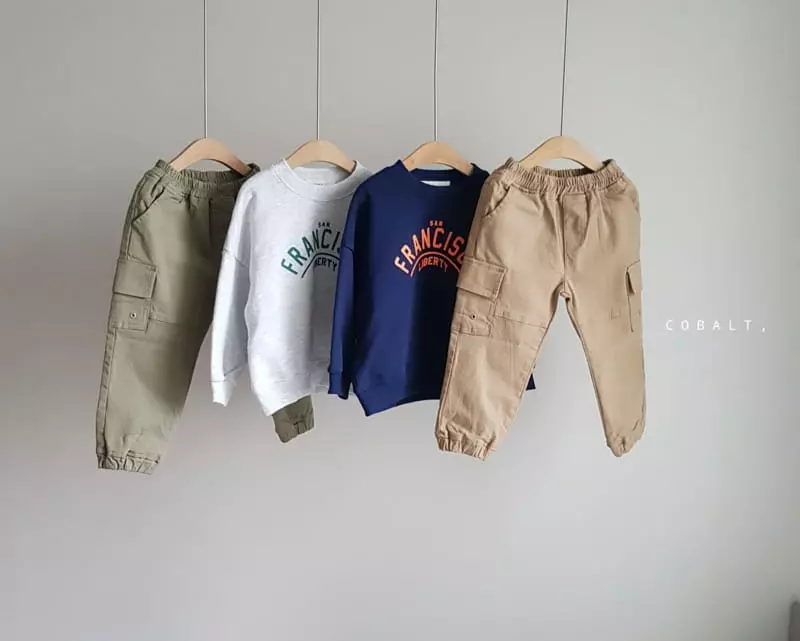 Cobalt - Korean Children Fashion - #todddlerfashion - Eyelet Line Pants - 12