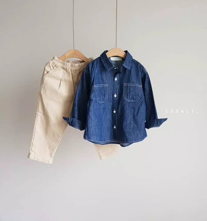 Cobalt - Korean Children Fashion - #todddlerfashion - Span Chino Pants - 8