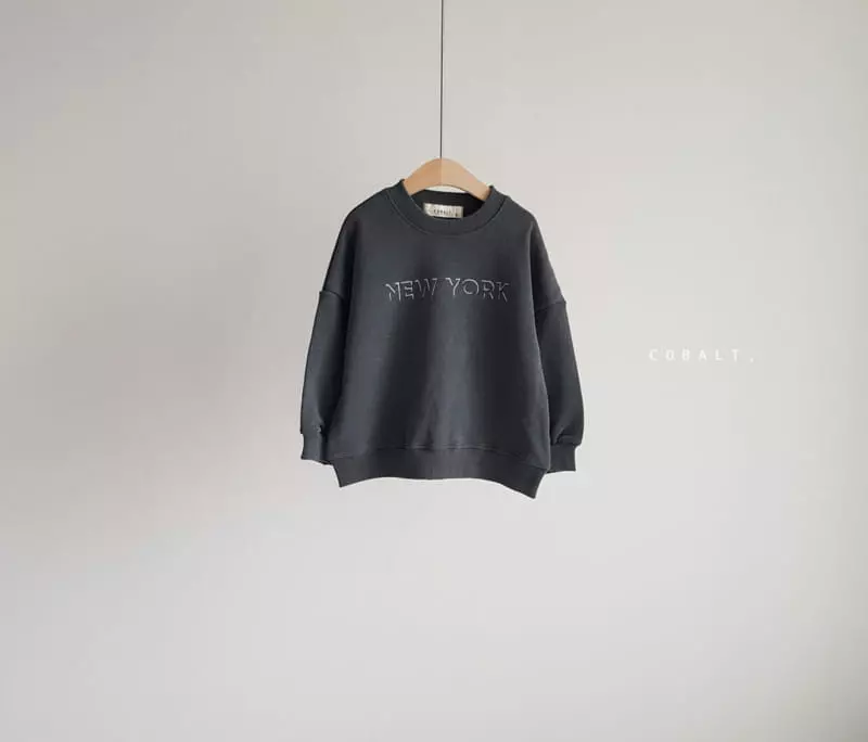 Cobalt - Korean Children Fashion - #todddlerfashion - Newyork Sweatshirt - 2