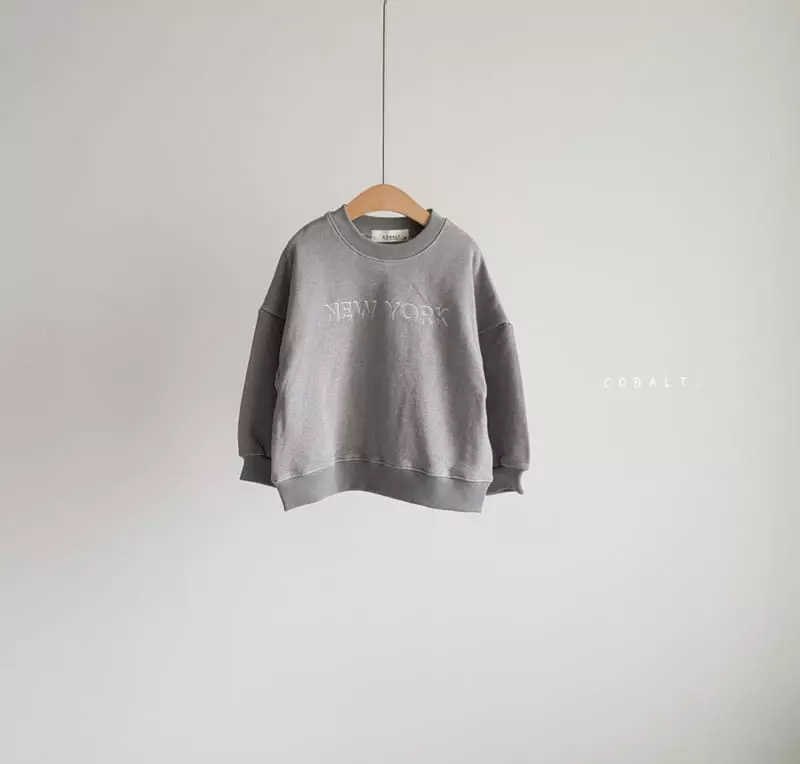 Cobalt - Korean Children Fashion - #toddlerclothing - Newyork Sweatshirt - 3