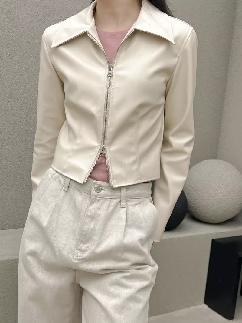 Cocoschon - Korean Women Fashion - #momslook - Eaib Zip-up