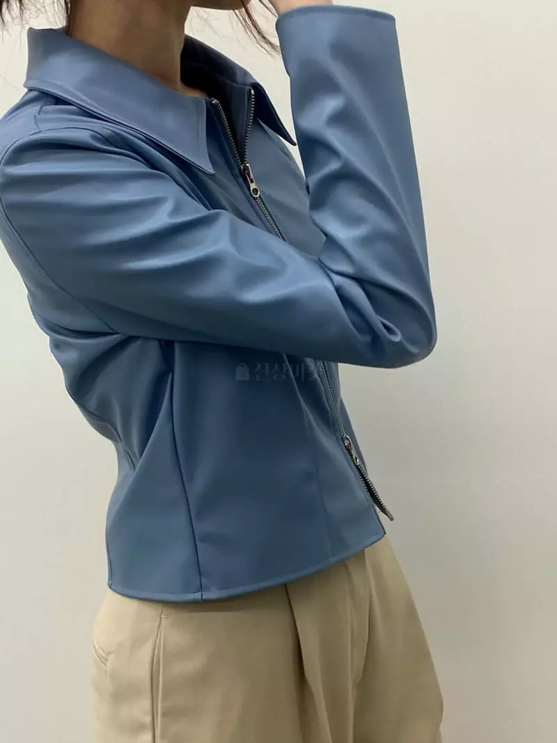 Cocoschon - Korean Women Fashion - #momslook - Raib Zip-up - 3