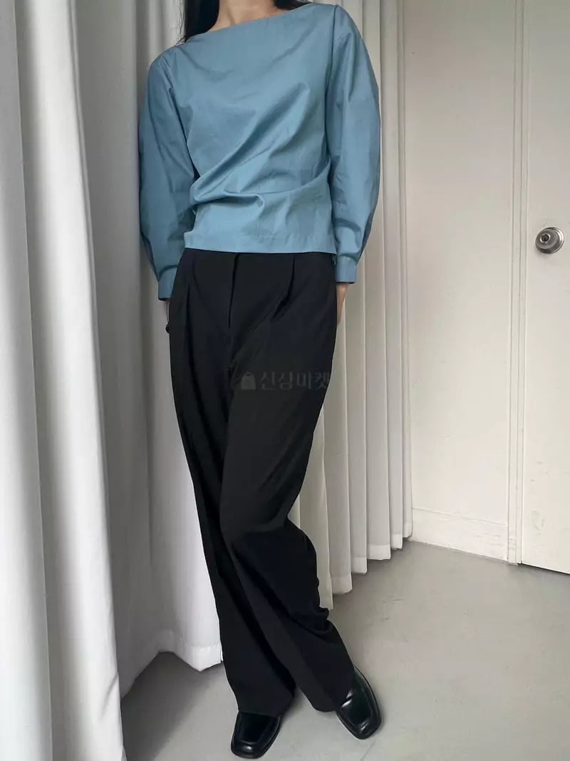 Cocoschon - Korean Women Fashion - #pursuepretty - Two Tuck Blouse - 5