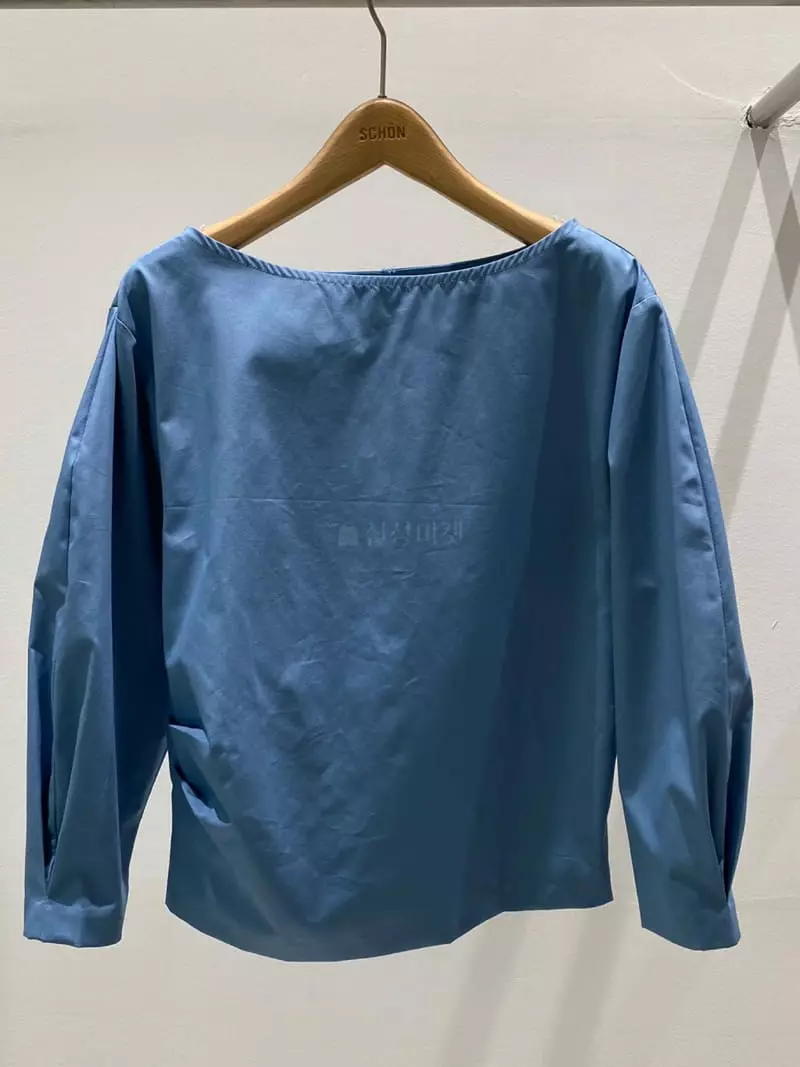 Cocoschon - Korean Women Fashion - #shopsmall - Two Tuck Blouse - 8