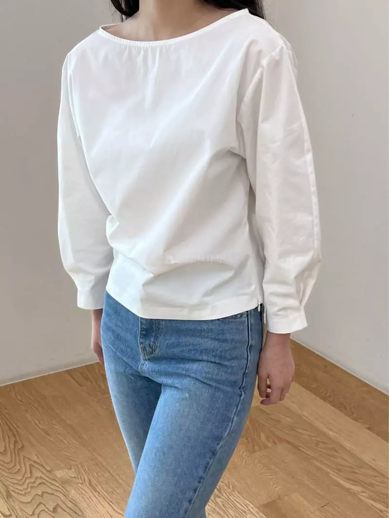 Cocoschon - Korean Women Fashion - #womensfashion - Two Tuck Blouse - 5