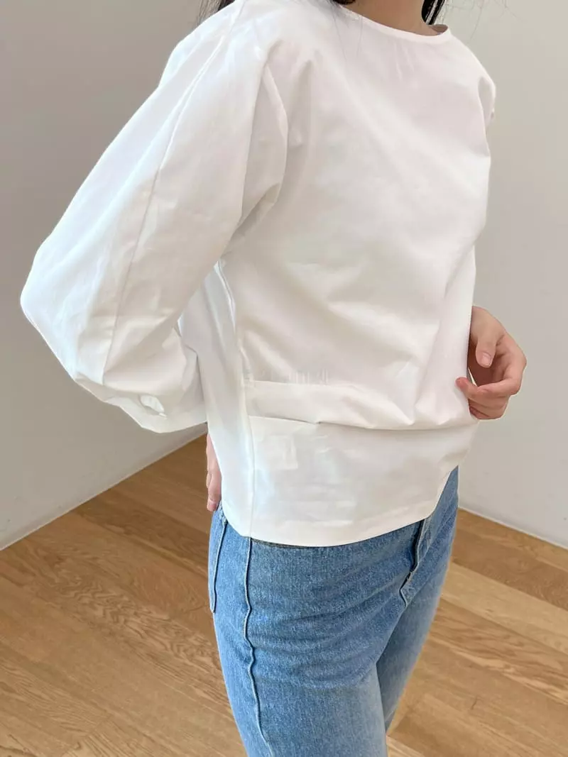 Cocoschon - Korean Women Fashion - #womensfashion - Two Tuck Blouse - 7