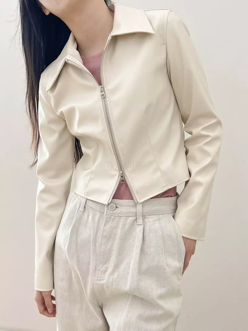 Cocoschon - Korean Women Fashion - #momslook - Eaib Zip-up - 4