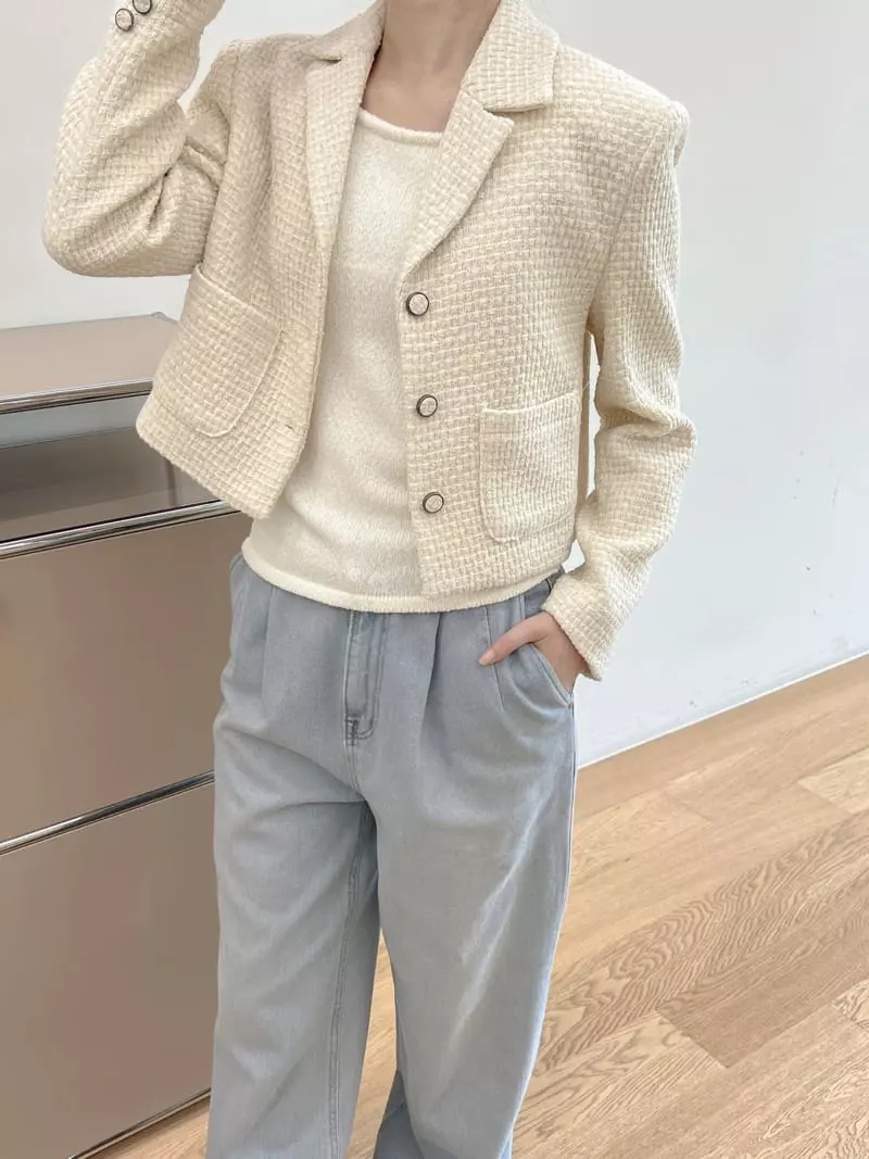 Cocoschon - Korean Women Fashion - #womensfashion - Fre Jacket - 5
