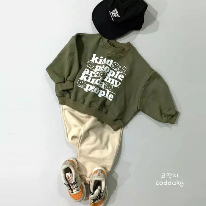 Coddackgi - Korean Children Fashion - #designkidswear - Kind People Sweatshirt