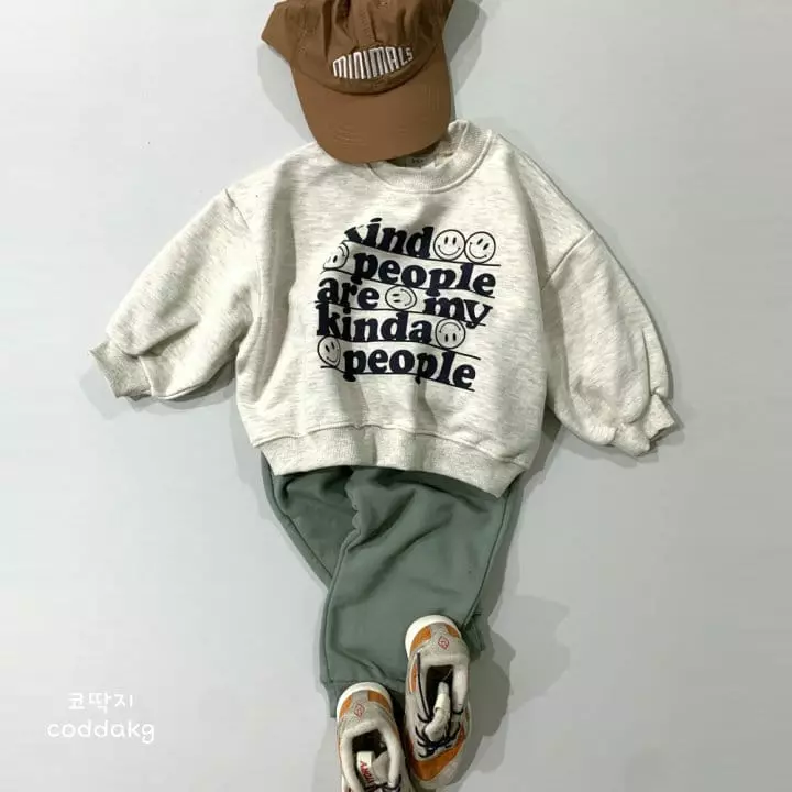 Coddackgi - Korean Children Fashion - #fashionkids - Kind People Sweatshirt - 3