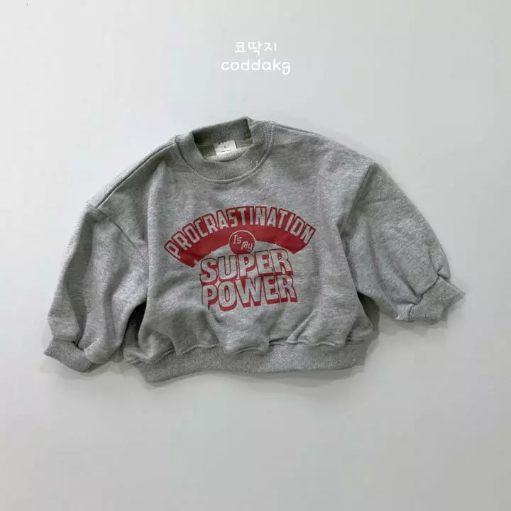 Coddackgi - Korean Children Fashion - #fashionkids - Super Power Sweatshirt - 9