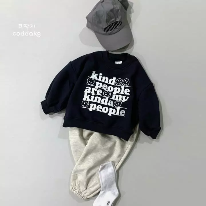 Coddackgi - Korean Children Fashion - #fashionkids - Kind People Sweatshirt - 4
