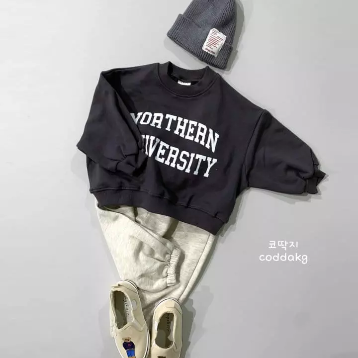 Coddackgi - Korean Children Fashion - #kidsshorts - University Sweatshirt - 2