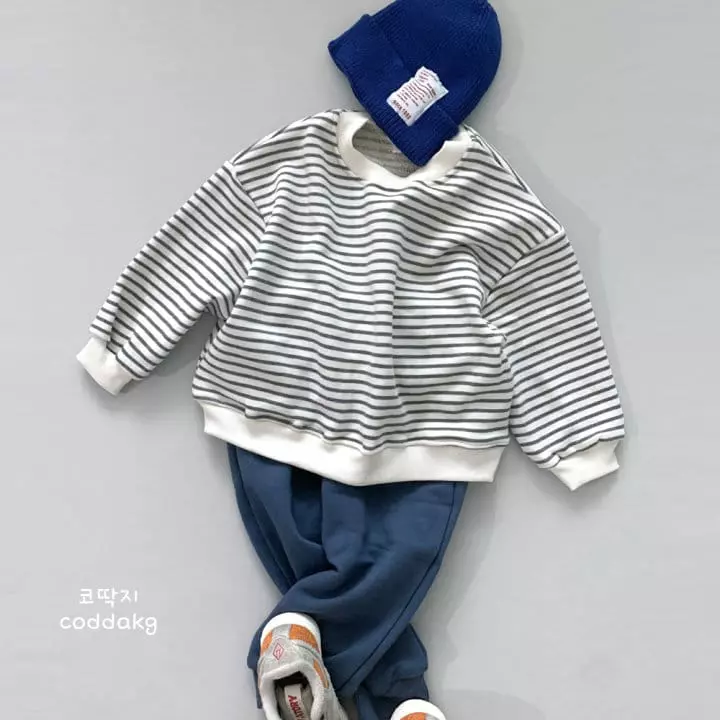 Coddackgi - Korean Children Fashion - #kidsshorts - Stripes Sweatshirt - 7
