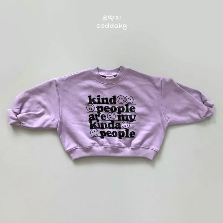Coddackgi - Korean Children Fashion - #kidsstore - Kind People Sweatshirt - 5