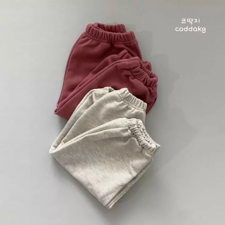 Coddackgi - Korean Children Fashion - #kidsshorts - Terry PANts - 4