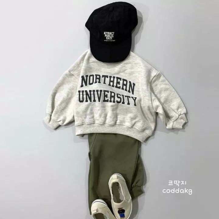 Coddackgi - Korean Children Fashion - #kidsstore - University Sweatshirt - 3
