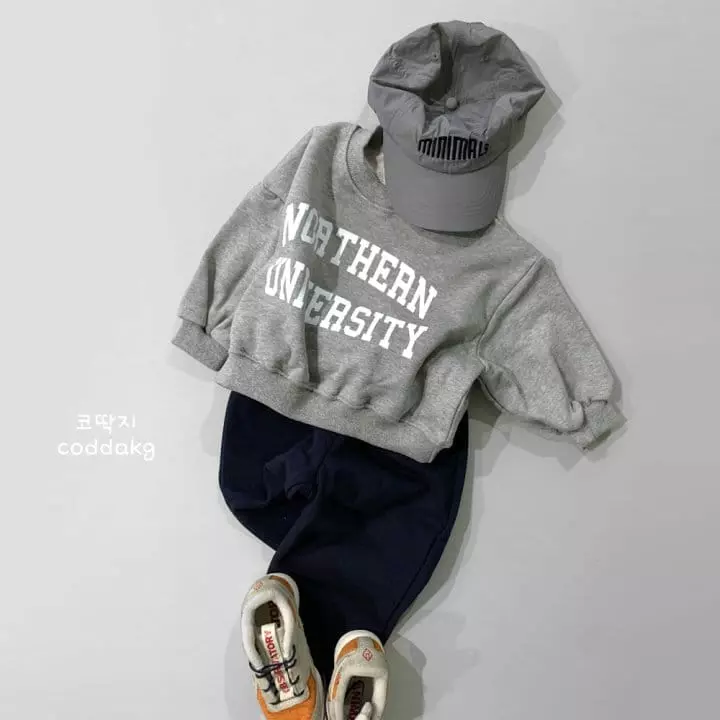 Coddackgi - Korean Children Fashion - #kidsstore - University Sweatshirt - 4