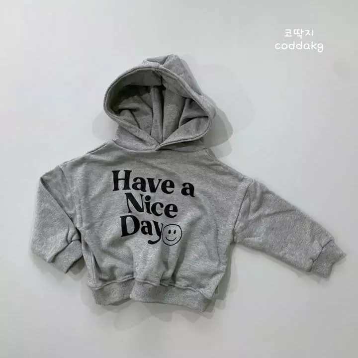 Coddackgi - Korean Children Fashion - #littlefashionista - nice Hoody Tee - 2