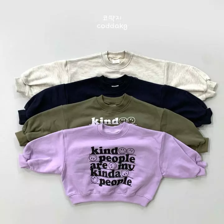 Coddackgi - Korean Children Fashion - #magicofchildhood - Kind People Sweatshirt - 9