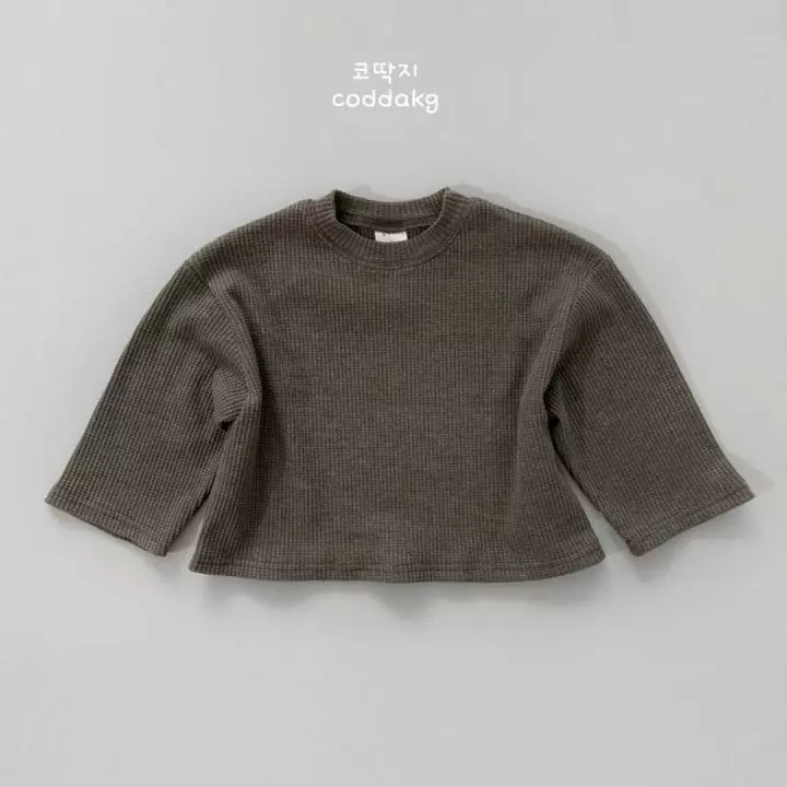 Coddackgi - Korean Children Fashion - #magicofchildhood - Waffle Tee - 6