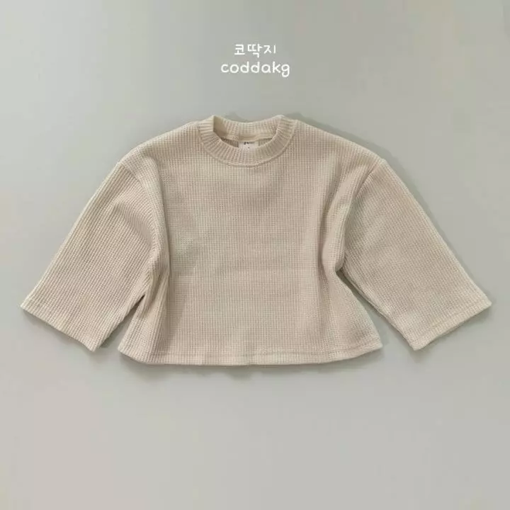 Coddackgi - Korean Children Fashion - #minifashionista - Waffle Tee - 7