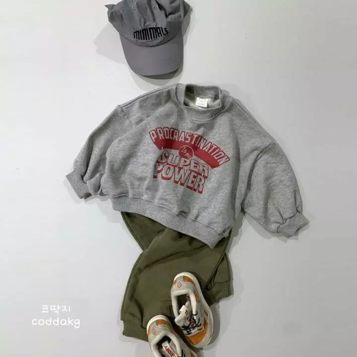 Coddackgi - Korean Children Fashion - #prettylittlegirls - Super Power Sweatshirt